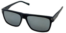 Load image into Gallery viewer, Tumi Mens Rectangle Black Mens Plastic Sunglass Mirror Lens STU 501