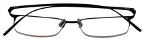 Load image into Gallery viewer, Tumi Mens Black Rimless Titanium Rectangle Eyewear Frame T112 52mm