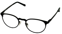 Load image into Gallery viewer, Tumi Mens Stailess Steel Round Eyewear Frame T107 Black 49mm
