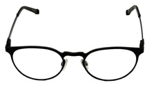 Load image into Gallery viewer, Tumi Mens Stailess Steel Round Eyewear Frame T107 Black 49mm