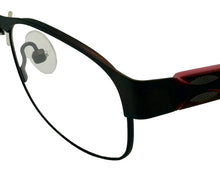 Load image into Gallery viewer, Cosmopolitan Unisex Brown Pink Rectangle Metal Eyewear Frame Tomboy 51mm
