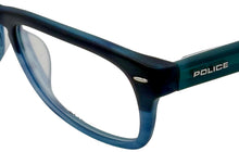 Load image into Gallery viewer, Police Mens Eyeglass Optical Frame Plastic Rectangle Blue Fade V1697M G32M. 53mm