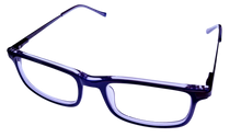Load image into Gallery viewer, Lucky Big Kids Ophthalmic Blue Soft Rectangle Plastic Frame D805 48mm