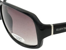 Load image into Gallery viewer, Ellen Tracy Womens Sunglass Plastic Rectangle Black ET 542 1