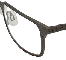 Load image into Gallery viewer, Tumi Mens Gunmetal / Stainless Steel Rectangle Eyewear Frame T106. 52mm