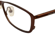 Load image into Gallery viewer, Jones New York Brown Rectangle Metal Eyewear Frame J140. 51mm