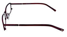 Load image into Gallery viewer, Jones New York Burgundy Rectangle Metal Eyewear Frame J140. 51mm