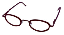 Load image into Gallery viewer, Bob Mackie Mens Red Oval Metal Eyewear Frame. BM 853. 46mm