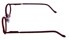 Load image into Gallery viewer, Bob Mackie Mens Red Oval Metal Eyewear Frame. BM 853. 46mm