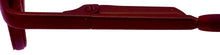 Load image into Gallery viewer, Bob Mackie Mens Red Oval Metal Eyewear Frame. BM 853. 46mm