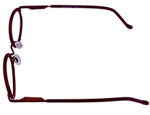 Load image into Gallery viewer, Bob Mackie Mens Red Oval Metal Eyewear Frame. BM 853. 46mm