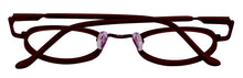 Load image into Gallery viewer, Bob Mackie Mens Red Oval Metal Eyewear Frame. BM 853. 46mm