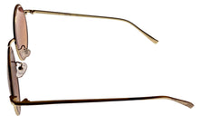 Load image into Gallery viewer, Kenneth Cole Reaction Mens Sunglass Round Gold Metal Gradient Lens KC1321 32F