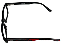 Load image into Gallery viewer, Fila Big Kids Black Rectangle Plastic Eyewear Frame VF1286. 0Z42. 47mm