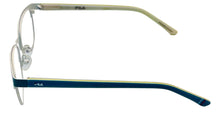 Load image into Gallery viewer, Fila Big Kids Teal Rectangle Metal Eyewear Frame VF9465. 48mm
