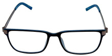 Load image into Gallery viewer, Jones New York Ophthalmic Mens Rectangle Blue Plastic Eyewear Frame, J527. 54mm