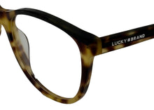 Load image into Gallery viewer, Lucky Brand Mens Ophthalmic Eyeglass Square Tortoise Plastic D223 53mm