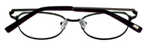 Load image into Gallery viewer, Jones New York Purple Mens Stainless Steel Metal Soft Square Eyewear J150. 47mm