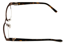 Load image into Gallery viewer, Jones New York Mens Ophthalmic Rimless Tear Drop Eyewear Frame, J139 Brown. 49mm