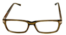 Load image into Gallery viewer, Jones New York Mens Brown Plastic Rectangle Eyewear Frame, J539 55mm