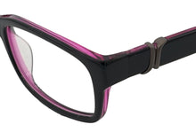 Load image into Gallery viewer, Jones New York Mens Purple Plastic Rectangle Eyewear Frame, J225 49mm
