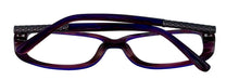 Load image into Gallery viewer, Jones New York Purple Mens Plastic Rectangle Eyewear Frame, J746 54mm Jones New York