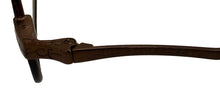 Load image into Gallery viewer, John Varvatos Rectangle Men Brown Rectangle Metal Eyewear Frame V140 50mm