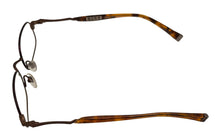 Load image into Gallery viewer, John Varvatos Rectangle Men Brown Rectangle Metal Eyewear Frame V140 50mm