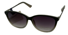 Load image into Gallery viewer, Lucky Brand Black Grey Fade Womens Sunglass Cateye Plastic, Smoke Lens Pismo