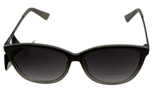 Load image into Gallery viewer, Lucky Brand Black Grey Fade Womens Sunglass Cateye Plastic, Smoke Lens Pismo