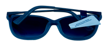 Load image into Gallery viewer, Lucky Brand Black Grey Fade Womens Sunglass Cateye Plastic, Smoke Lens Pismo