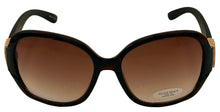 Load image into Gallery viewer, Ellen Tracy Womens Sunglass Demi Plastic Rectangle, Brown Lens ET564 2