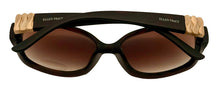 Load image into Gallery viewer, Ellen Tracy Womens Sunglass Demi Plastic Rectangle, Brown Lens ET564 2