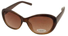 Load image into Gallery viewer, Ellen Tracy Womens Sunglass Plastic Rectangle Brown Stripe ET 565. 1