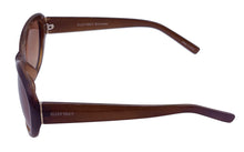 Load image into Gallery viewer, Ellen Tracy Womens Sunglass Plastic Rectangle Brown Stripe ET 565. 1