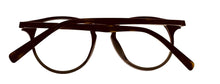 Load image into Gallery viewer, Police Mens Matte Brown Round Metal Sunglass, Blue Lens SPL 156 SRUG