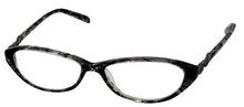 Load image into Gallery viewer, Carolina Herrera Black Lace Oval Plastic Reading Glass H313. 50mm. 2.5X