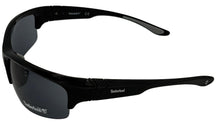 Load image into Gallery viewer, Timberland Sunglass Mens Black Plastic Rectangle Wrap, Smoke Lens TB7199. 1A
