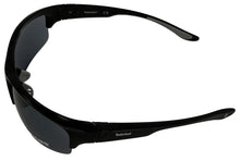 Load image into Gallery viewer, Timberland Sunglass Mens Black Plastic Rectangle Wrap, Smoke Lens TB7199. 1A