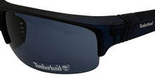 Load image into Gallery viewer, Timberland Sunglass Mens Matte Blue Plastic Rectangle Wrap Blue Lens TB7199. 91V