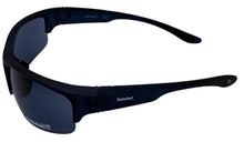 Load image into Gallery viewer, Timberland Sunglass Mens Matte Blue Plastic Rectangle Wrap Blue Lens TB7199. 91V