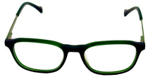 Load image into Gallery viewer, Lucky Brand Big Kids Eyeglass Soft Square Dark Green Plastic VLBD821 48mm