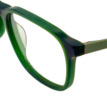 Load image into Gallery viewer, Lucky Brand Big Kids Eyeglass Soft Square Dark Green Plastic VLBD821 48mm
