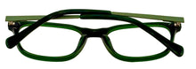 Load image into Gallery viewer, Lucky Brand Big Kids Eyeglass Soft Square Dark Green Plastic VLBD821 48mm
