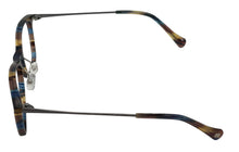 Load image into Gallery viewer, Lucky Brand Mens Soft Square Blue Brown Plastic Frame. D510. 52mm
