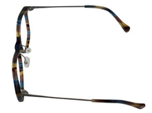 Load image into Gallery viewer, Lucky Brand Mens Soft Square Blue Brown Plastic Frame. D510. 52mm