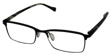 Load image into Gallery viewer, Lucky Brand Mens Black Soft Rectangle Metal Frame D508 55mm