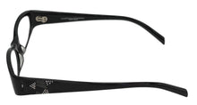 Load image into Gallery viewer, Carolina Herrera Black Oval Plastic Reading Glass H310. 50mm. 1.0X