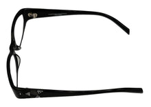Load image into Gallery viewer, Carolina Herrera Black Oval Plastic Reading Glass H310. 50mm. 1.0X