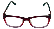 Load image into Gallery viewer, Lucky Womens Ophthalmic Rasberry Soft Rectangle Plastic Frame Palm 52mm